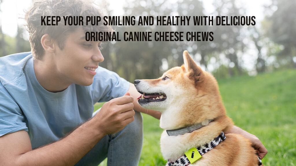 Keep Your Pup Smiling and Healthy with Delicious Original Canine Cheese Chews