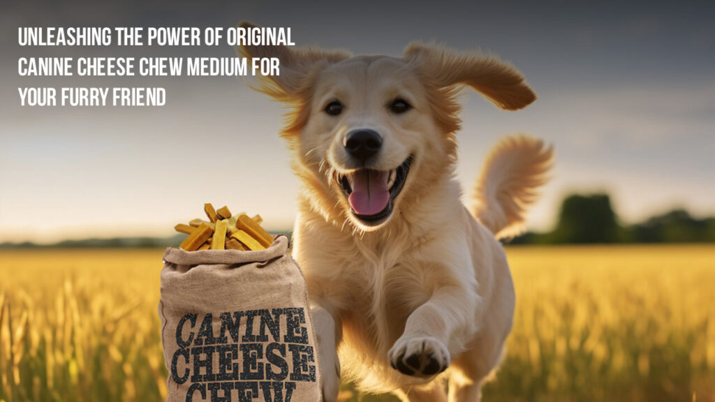 Unleashing the Power of Original Canine Cheese Chew Medium for Your Furry Friend